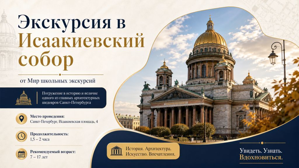 Экскурсия в Исаакиевский собор Экскурсия в Исаакиевский собор