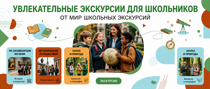 Экскурсии для школьников