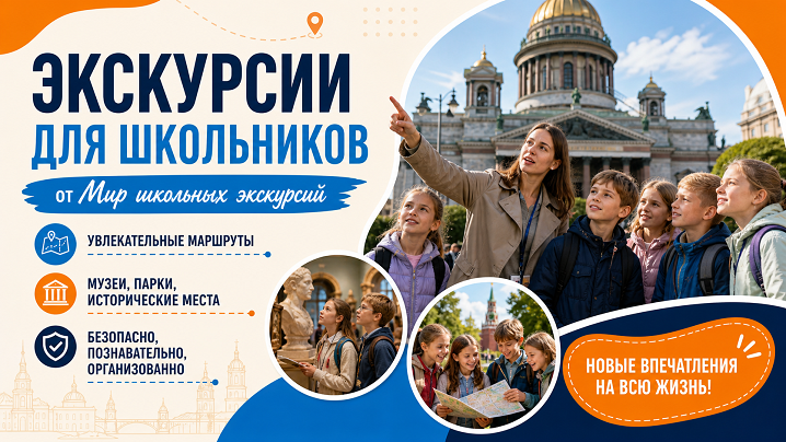 Экскурсии от Мир школьных экскурсий